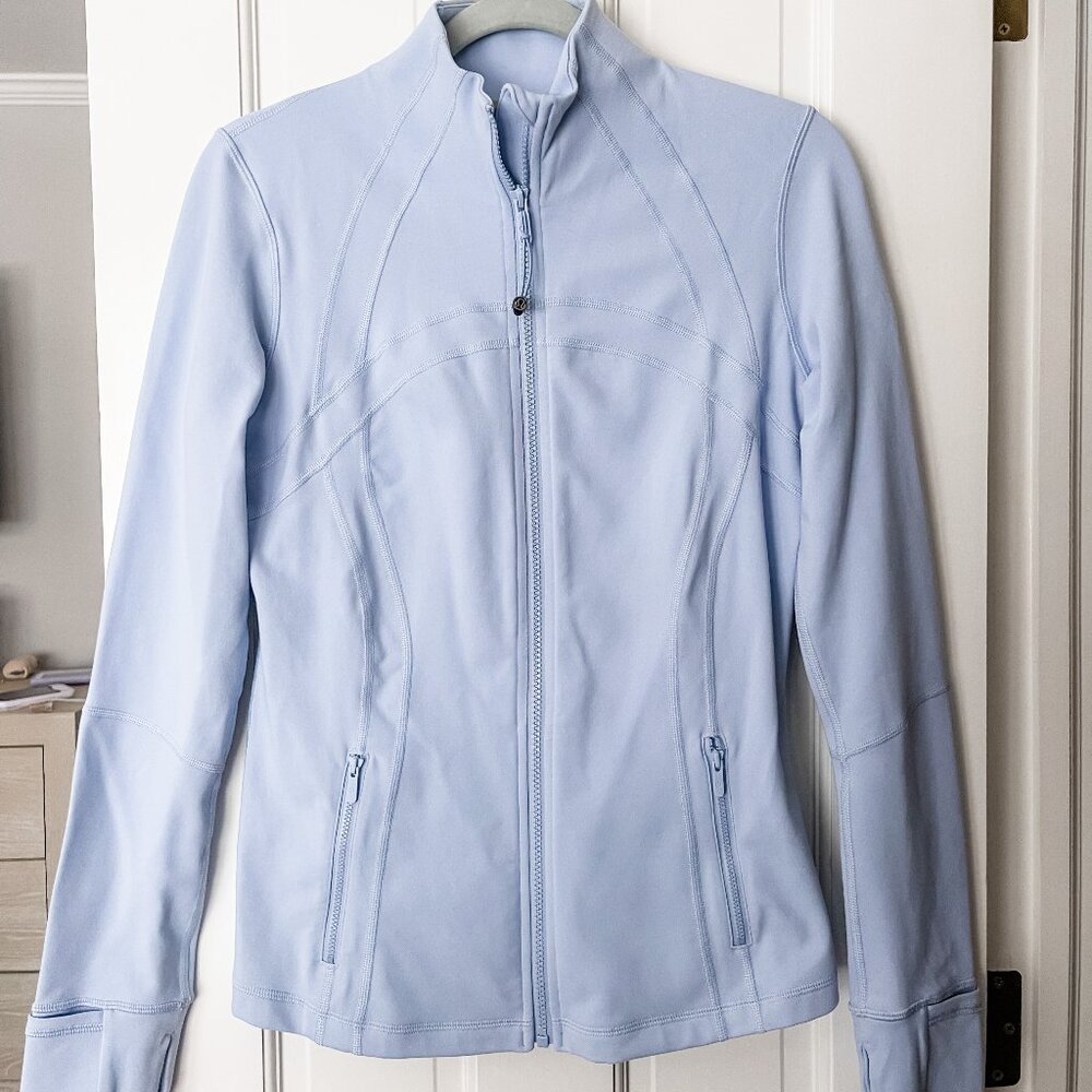 Lululemon Blue Linen Define Jacket